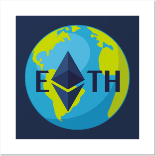 Ethereum Earth Origin Posters and Art